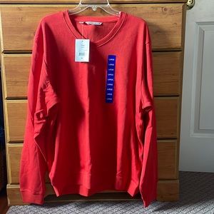 Men’s large, red, pullover sweater